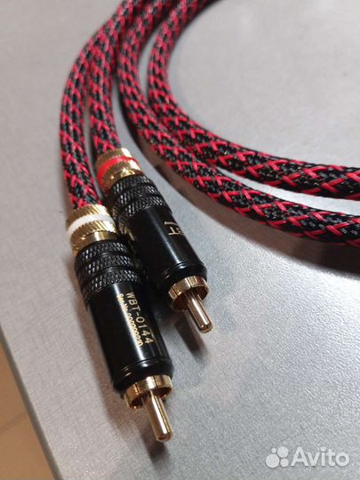 Межблочный кабель 2 rca Canare 1 метр