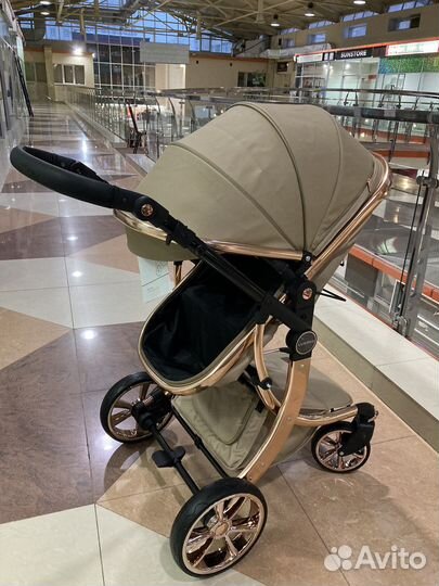 Коляска 3в1 luxmom 608 экокожа