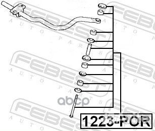 Тяга стабилизатора перед прав/лев hyundai