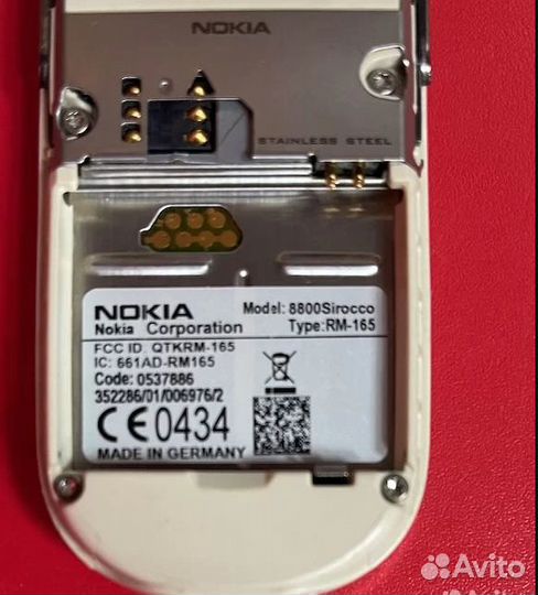 Nokia 8800 Sirocco Edition Телефон оригинал