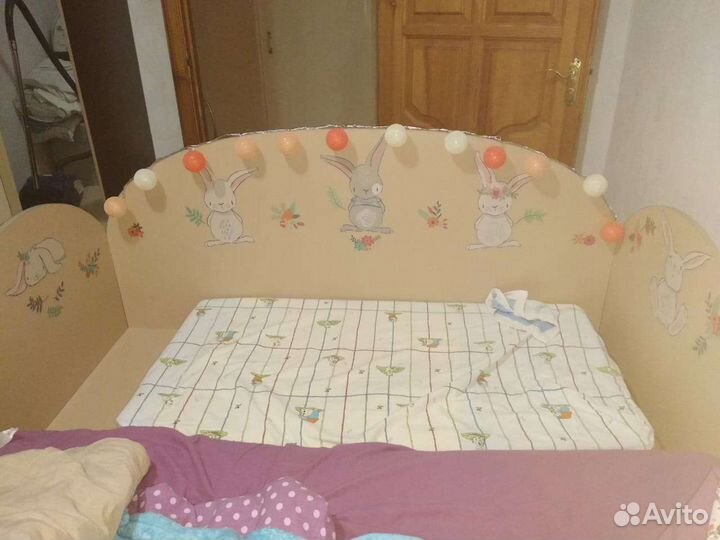 Детская кровать от 3 лет с матрасом бу