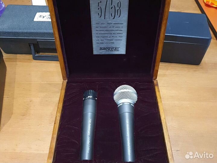 Shure SM57/58 75th Anniversary Limited Edition