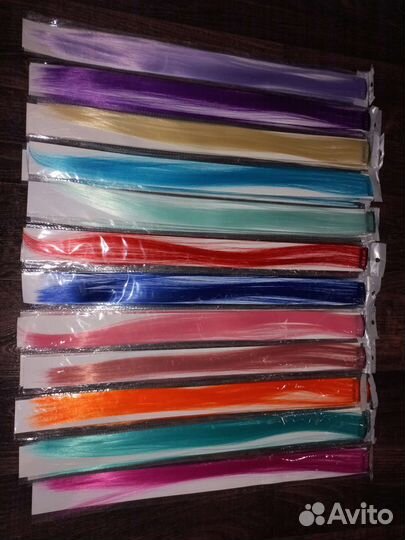 Цветные пряди для волос