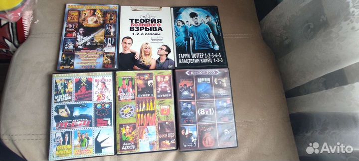 Dvd диски с фильмами и мультфильмы