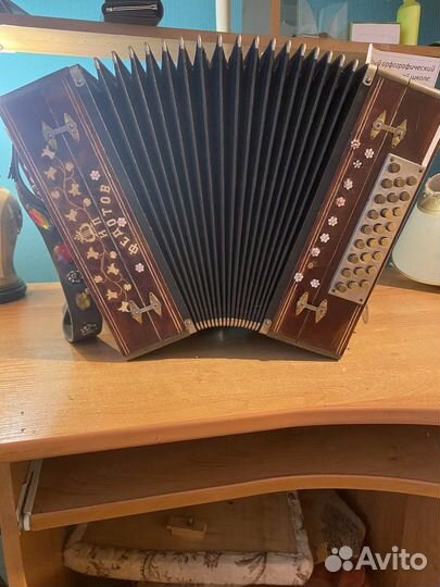 Гармошка старинная мастера Федотов И.П