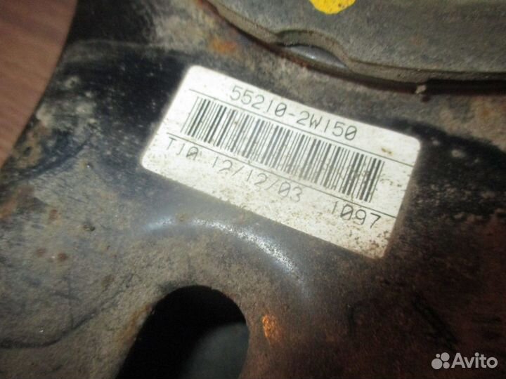 Рычаг задний нижний левый (под пружину)