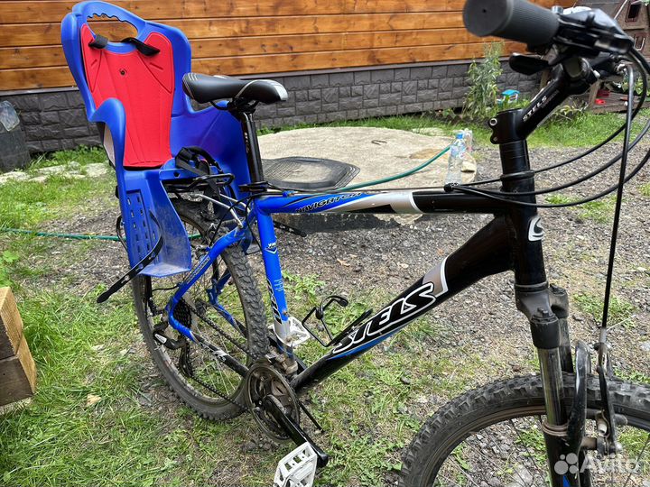 Горный велосипед stels830 с детским креслом