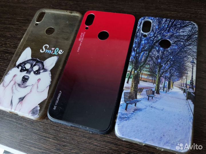 Чехлы и стекло на телефон redmi note 7