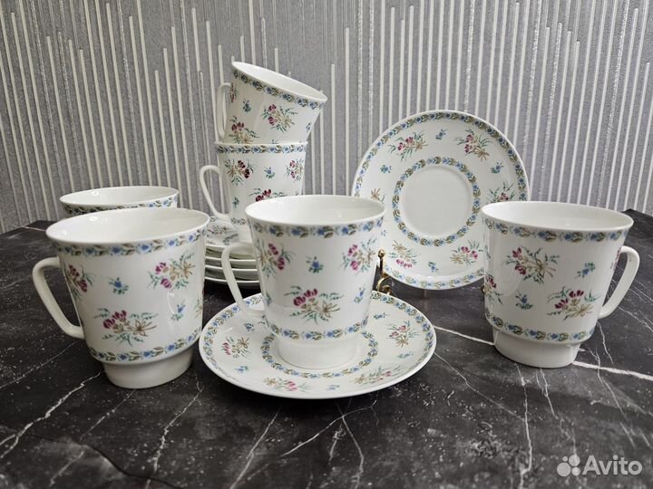 Кофейная пара лфз костяной фарфор