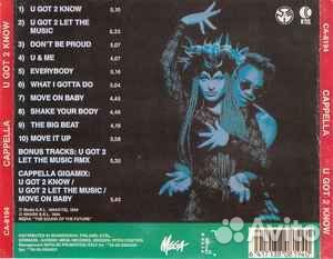Cappella – U Got 2 Know CD новый Unofficial releas