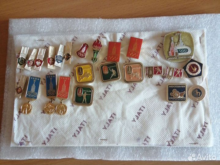 Значки СССР олимпиада 80