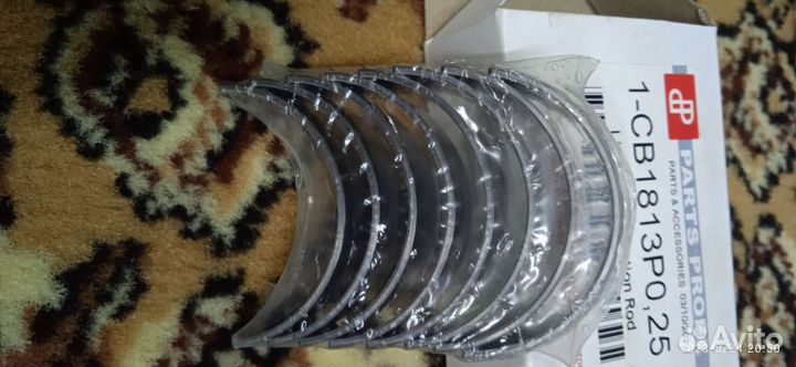 Вкладыши шатунные 0,25 Крайслер