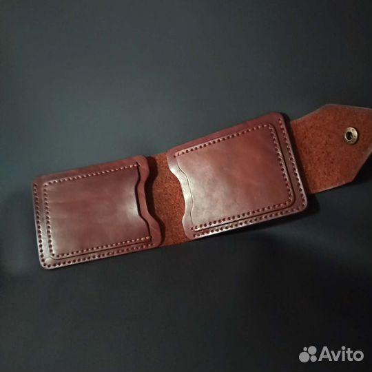 Кожаный бифолд