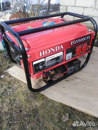 Бензиновый генератор Honda EG5500CXS со стартером