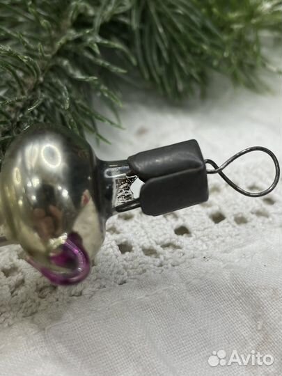 Елочная игрушка Самовар с чайником СССР (Сзр)