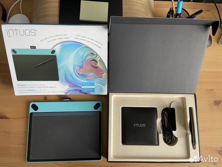 Графический планшет Wacom Intuos Art Blue M