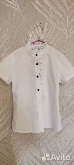 Блузка для девочки в школу 146