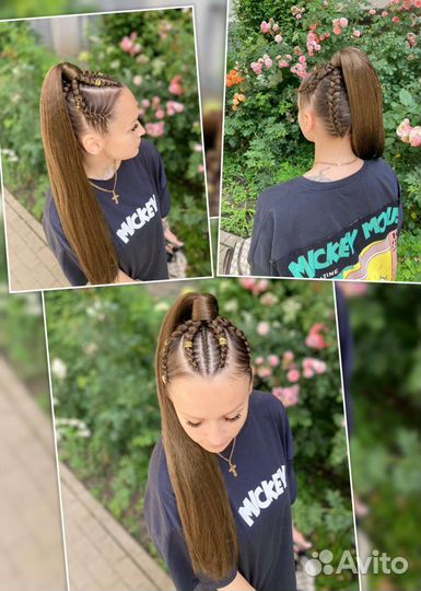 Плетение косичек