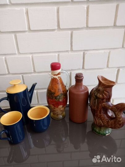 Посуда керамика СССР Декор для летней кухни