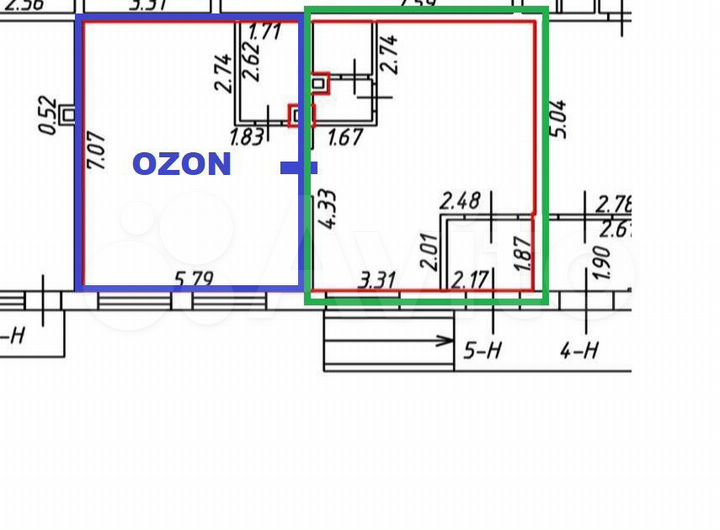 Свободного назначения, 40 м²