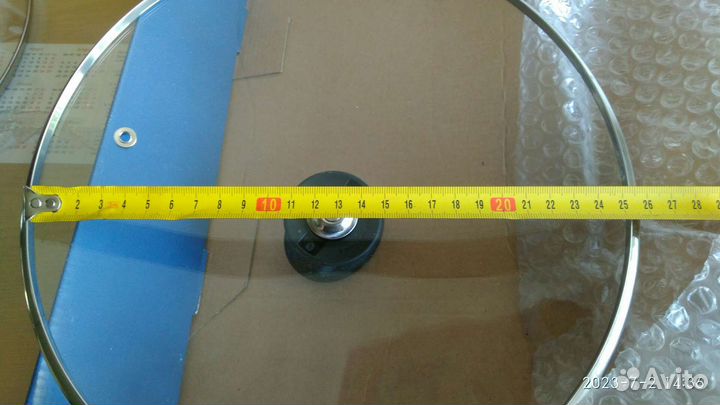 Крышка стеклянная для посуды