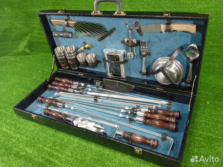 Набор шашлычный в кейсе