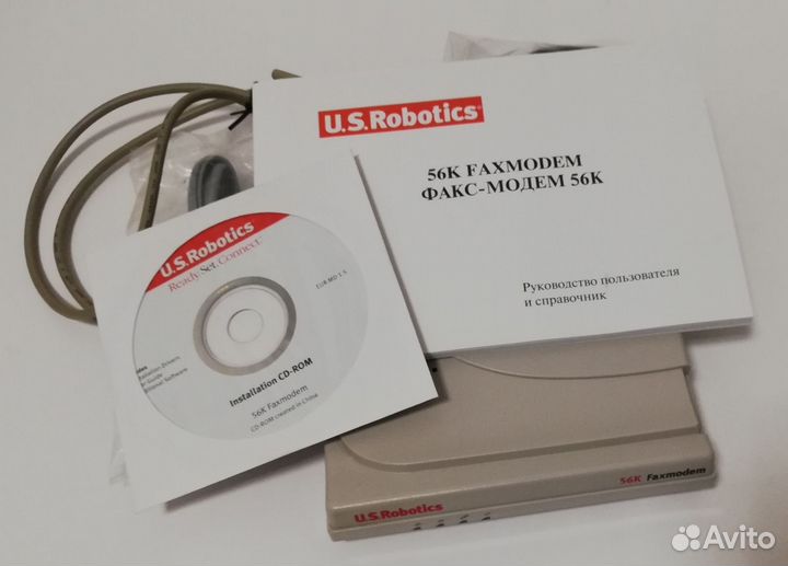 Факс-модем U. S. Robotics 56K