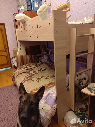 Двухъярусная кровать с диваном бу