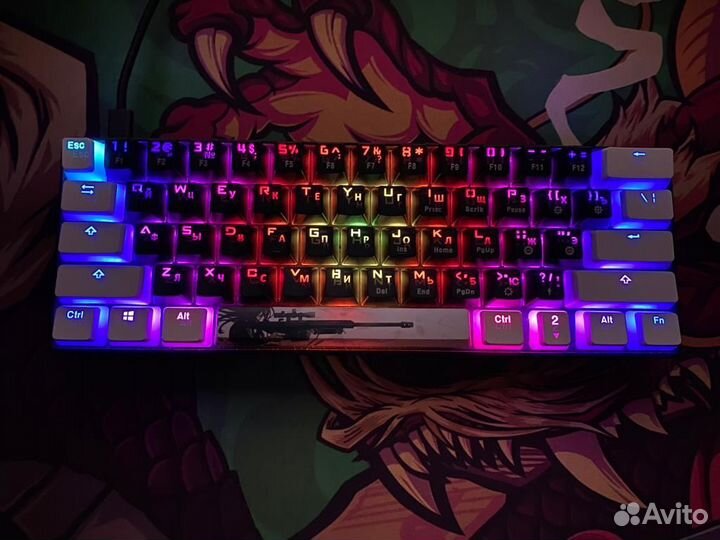 Игровая механическая клавиатура dexp Tanto RGB