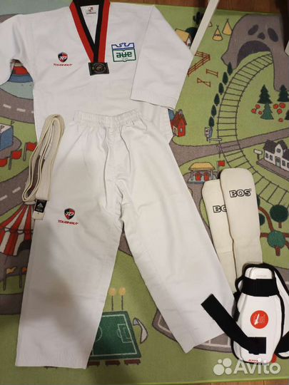 Тхэквондо кимоно тобок защита пояс