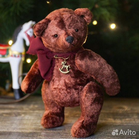 Советский плюшевый мишка тедди ручной работы