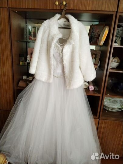 Шуба и платье