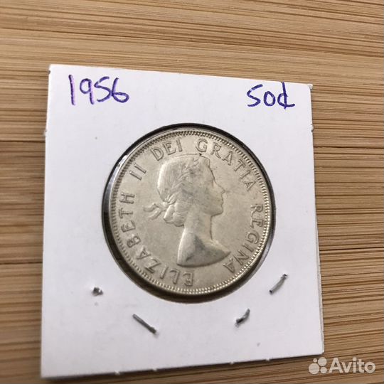 Серебро канада 50 центов