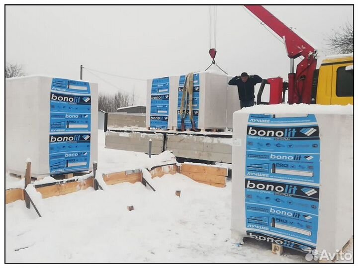 Пеноблоки газобетон Bonolit