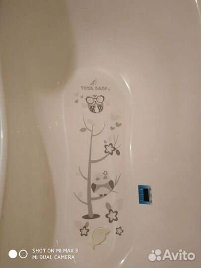 Ванночка для купания детская с термометром