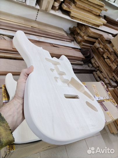 Дека корпус электрогитары стратокастер липа