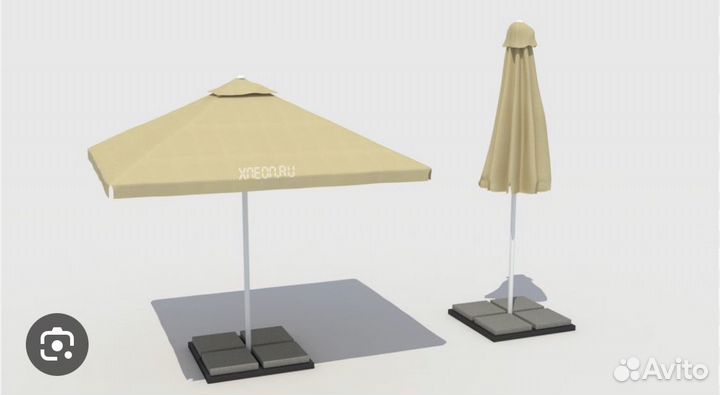 Уличный зонт, Зонт для кафе