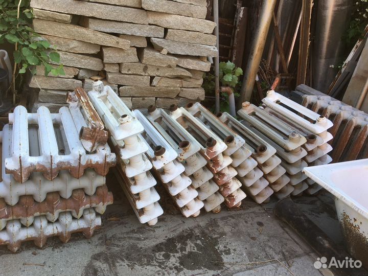 Чугунные радиаторы отопления бу