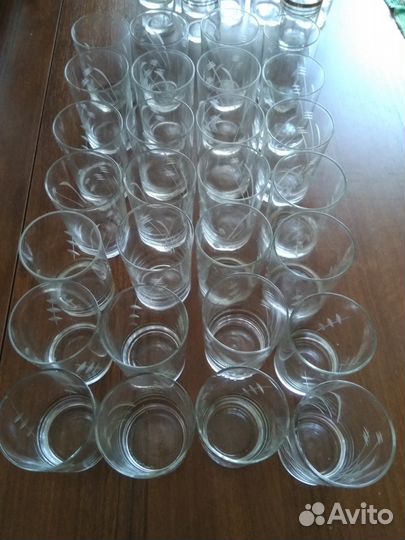 Фужеры бокалы рюмки