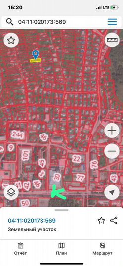 Участок 6,6 сот. (СНТ, ДНП)