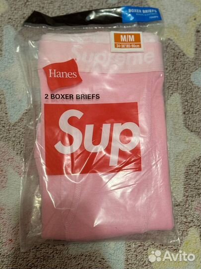 Трусы Supreme Hanes оригинал (1шт)