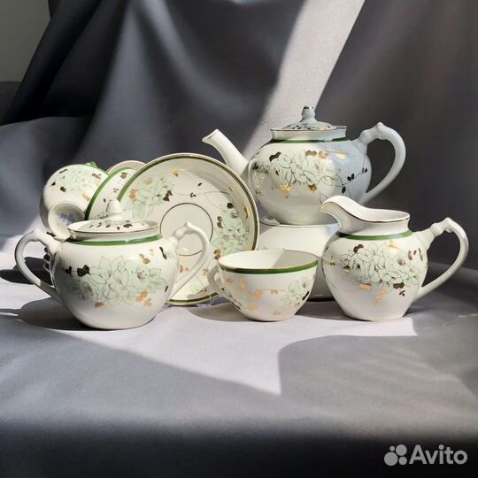 Предметы чайного сервиза Дулево 54 год
