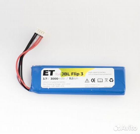 Аккумулятор ET для Flip 3 (3.7В, 3000мАч )