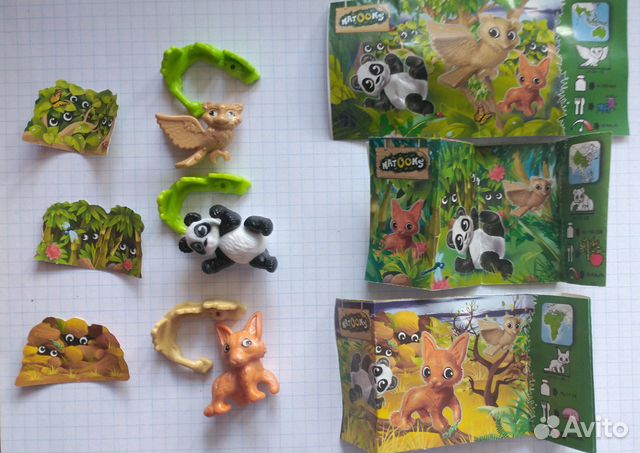 Серии Киндер Сюрприз. Животные. Natoons