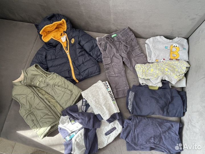 Детские вещи пакетом на мальчика 74-80