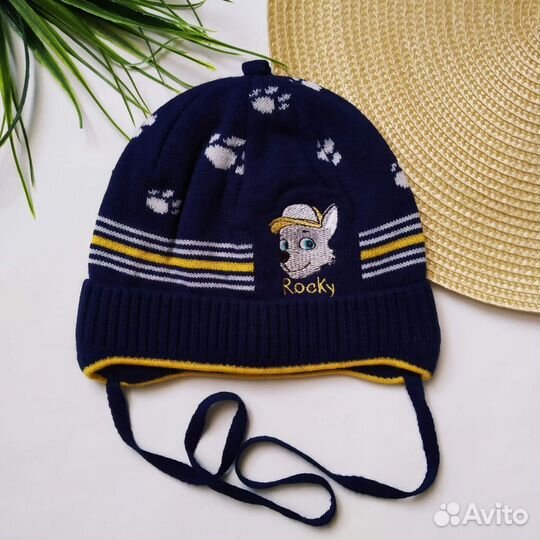 Шапка для мальчика новая вязаная