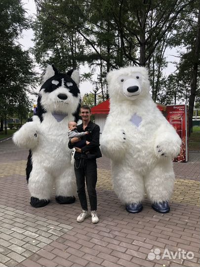 Поздравление ростовой куклой