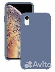 Чехол силиконовый для iPhone XR Серый