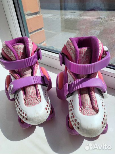 Роликовые коньки детские раздвижные