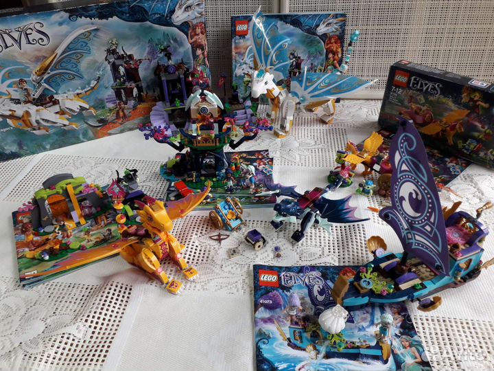 Лего эльфы, драконы